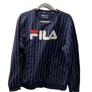 *Fila|Striped Sweatshirt|Size Medium